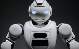 Close Up Shot of White Robot Toy