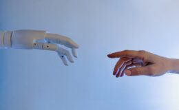 Person Reaching Out to a Robot