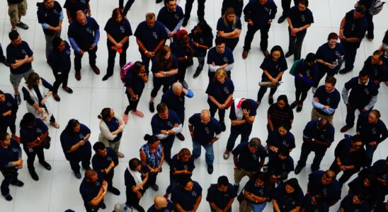 aerial photography of people