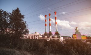 Manufacture with three chimneys